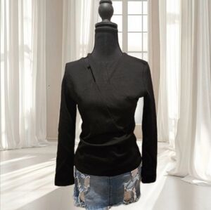 Elegant Black Women's Top